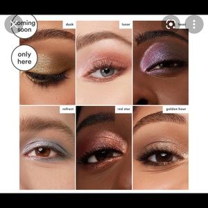 Brand new, Becca cosmetics, eyeshadow primer & glitter topper, red star